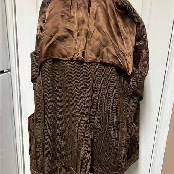 Ralph Lauren Brown Wool Blazer Classic Notched Lapel - Picture 6 of 9